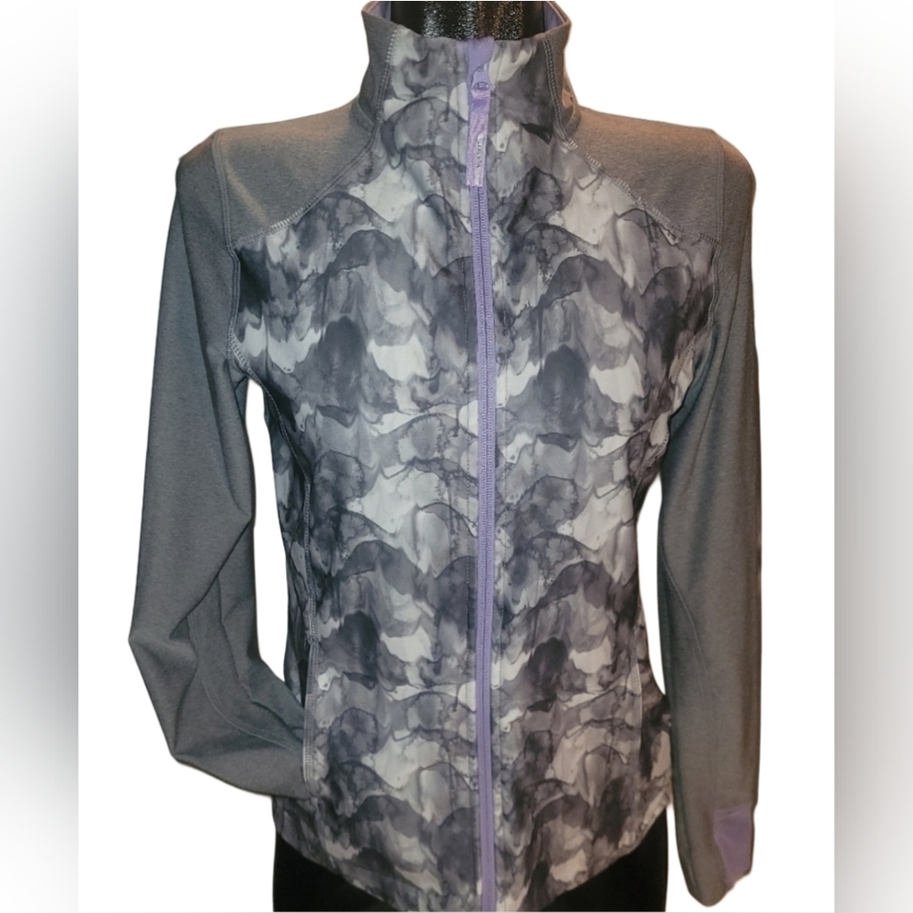 Mondetta Grey and Lilac Performance Jacket Size S